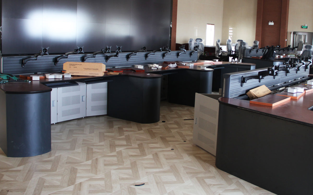 指揮中心調(diào)度臺(tái)示意圖