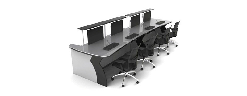 非標(biāo)監(jiān)控操作臺造型圖片