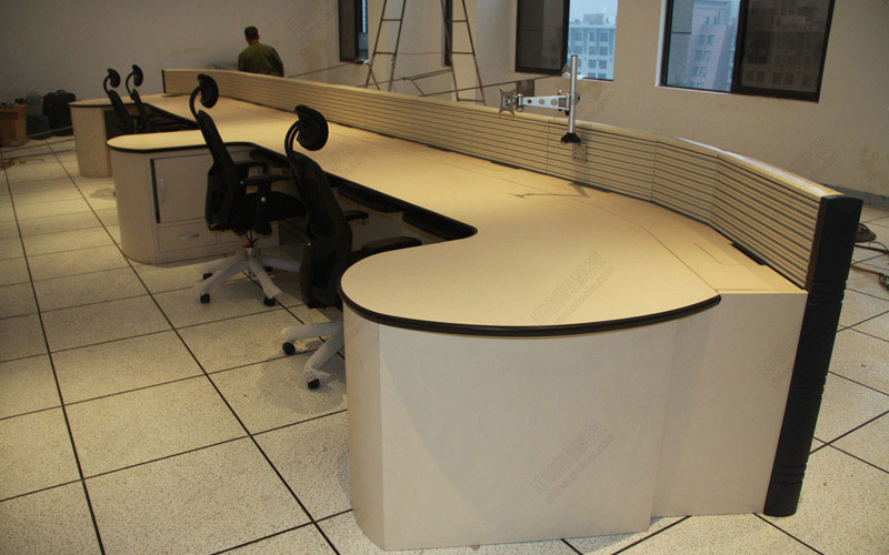 重慶大足電網調度中心調度監(jiān)控桌案例照片