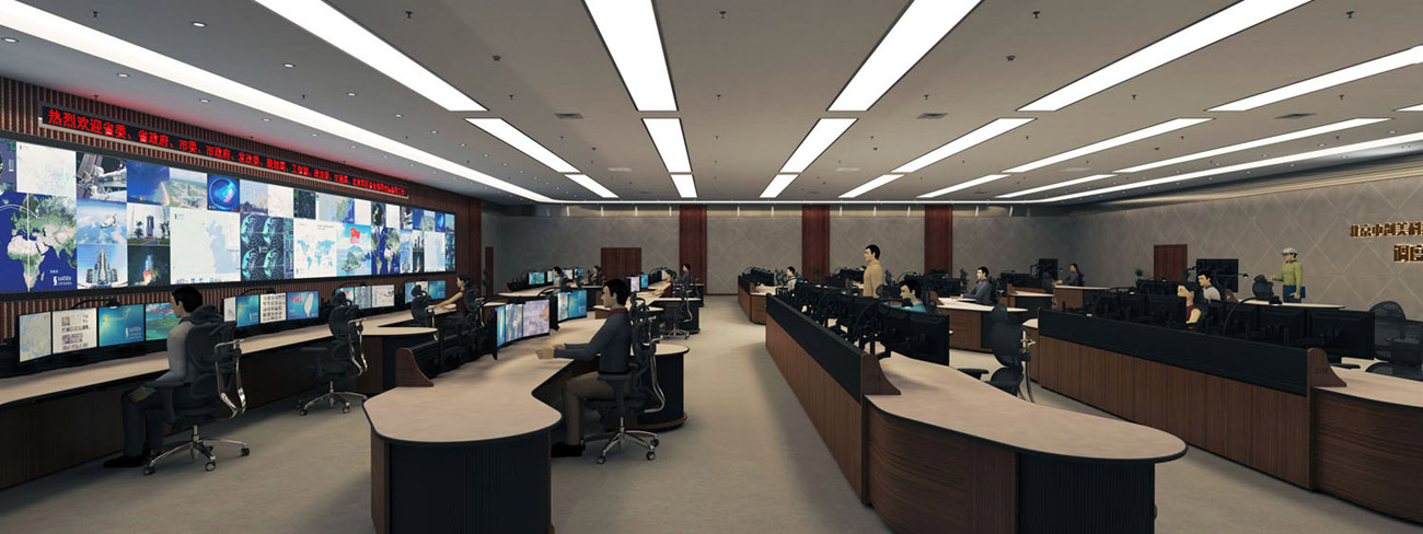 電力局調(diào)度中心調(diào)度臺造型圖片