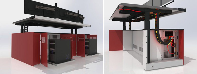 中控組裝操作臺案例圖片